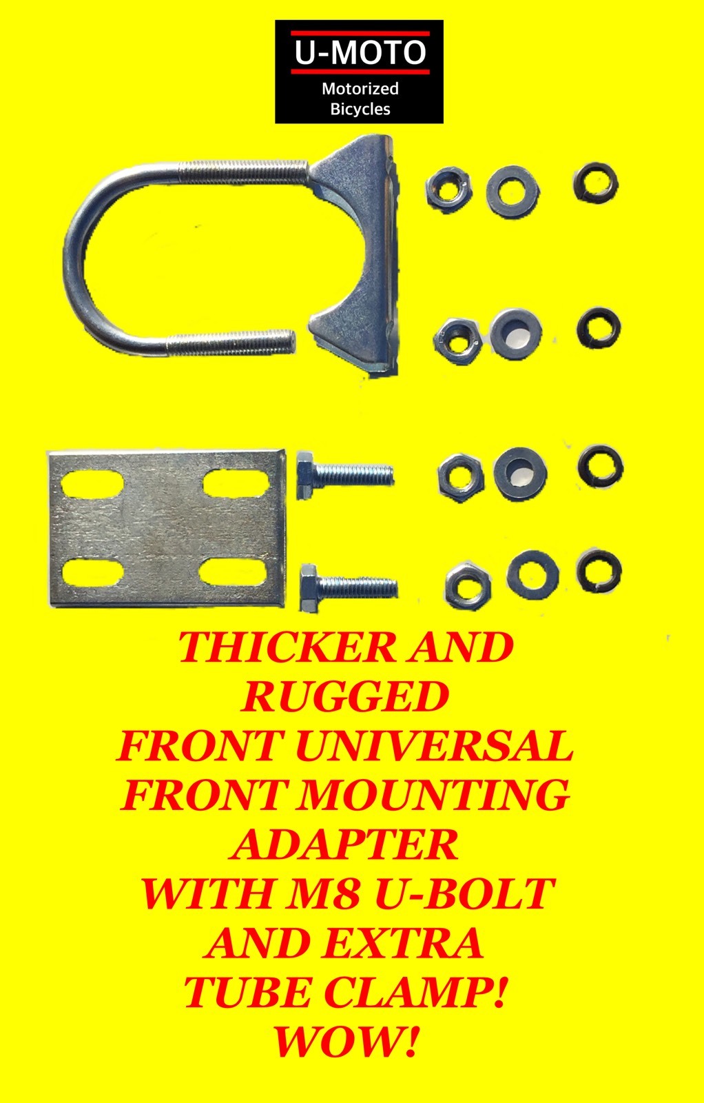 U-MOTO 2-STROKE COMPLETE DIY MOTORIZED BICYCLE KIT WITH 26" BIKE!