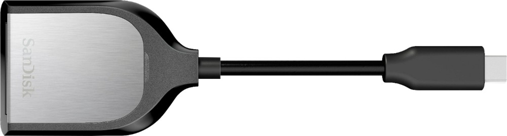 SanDisk - USB 3.0 SD UHS-II Card Reader - Silver