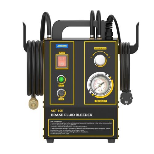 Automatic Brake Fluid Bleeder Exchanger Machine 110V with 17PC Adapter Set