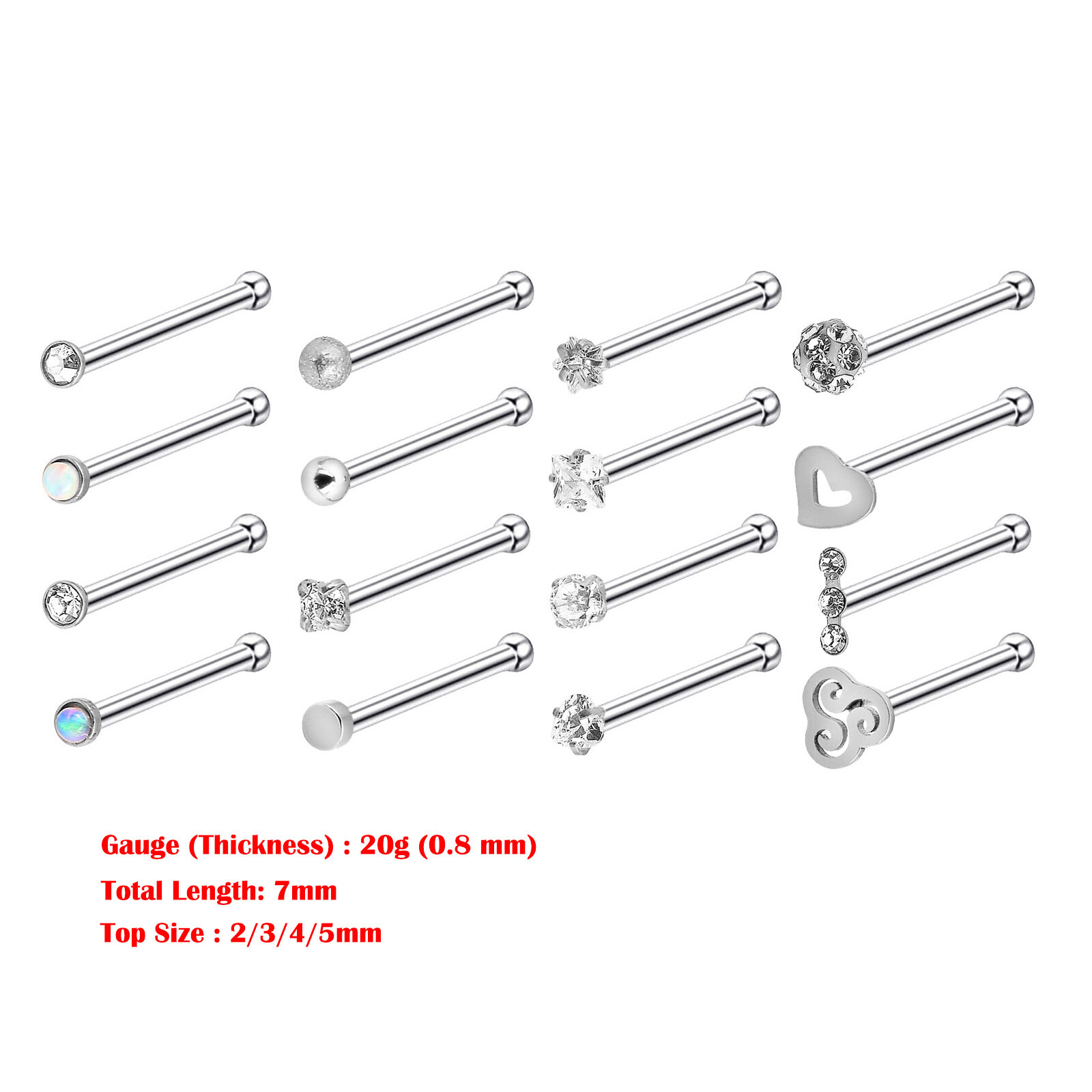 133x Ear Body Piercing Gun Kit Nose Ear Pin Stud Earrings Machine for Home Salon