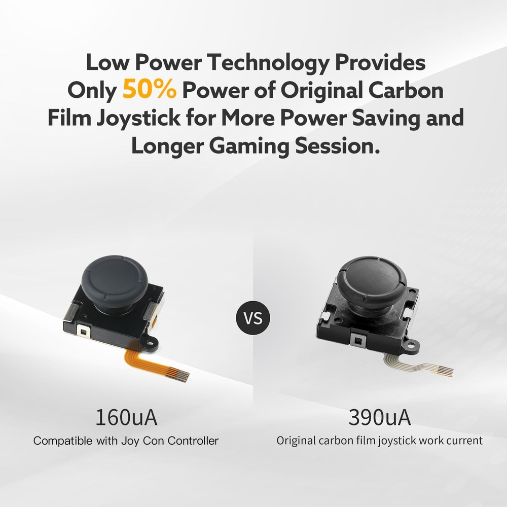 TMR Hall Effect Joystick for Switch JoyCon, OLED & Lite - No Drift Replacement