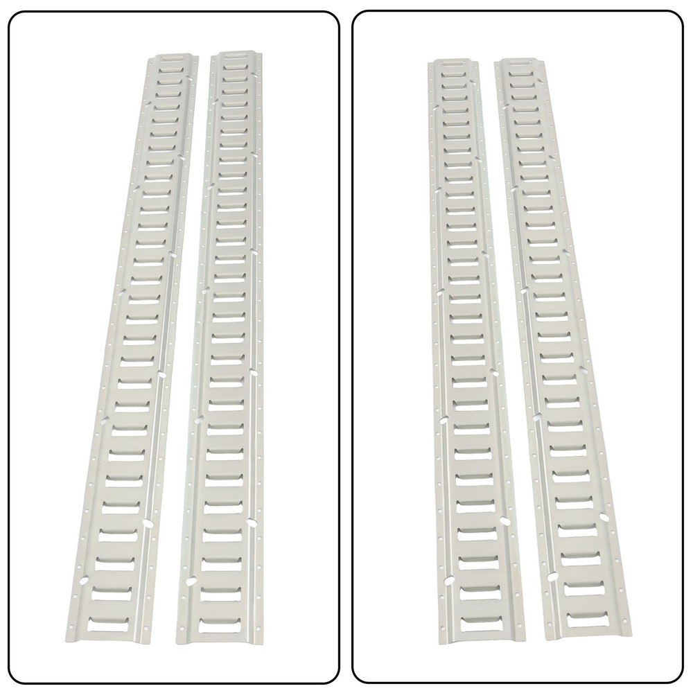 Labwork Silver 2PC 5' E-Track Tie-Down Rail For Truck Trailer Cargo Van Utility