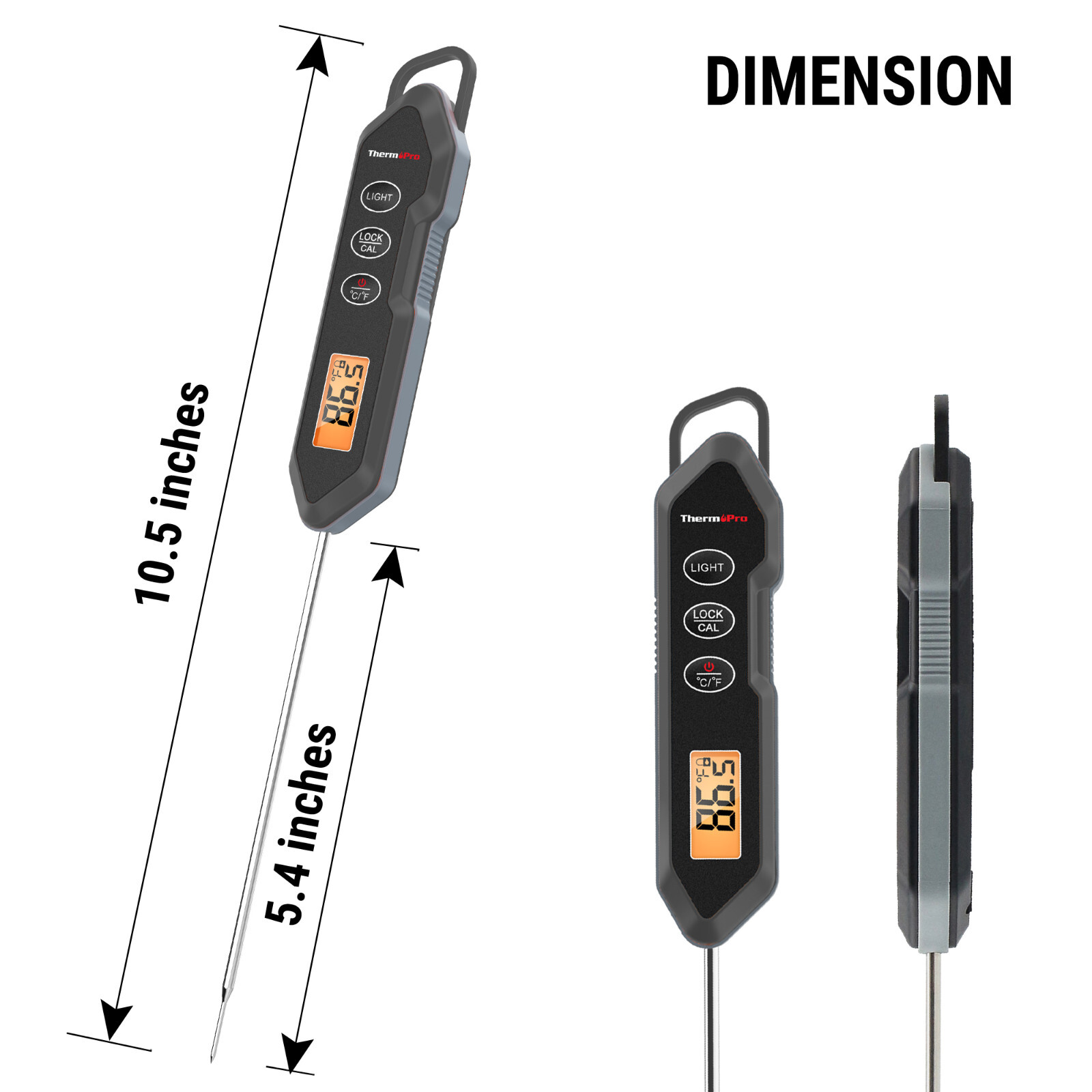 Themopro TP15HW 5.4 Long Probe Waterproof Instant Read Digital Meat Thermometer