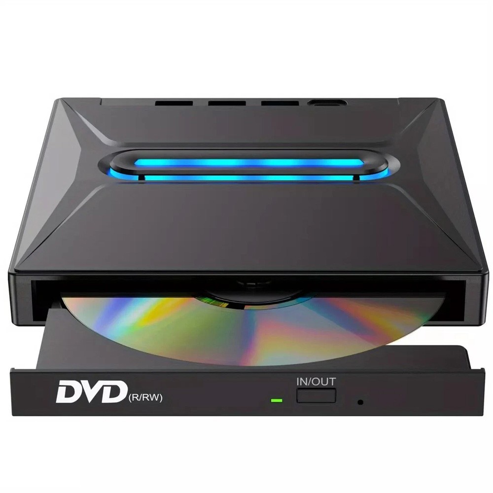 7 in 1 External USB 3.0 DVD CD RW Writer Drive Burner Reader Player For Laptop
