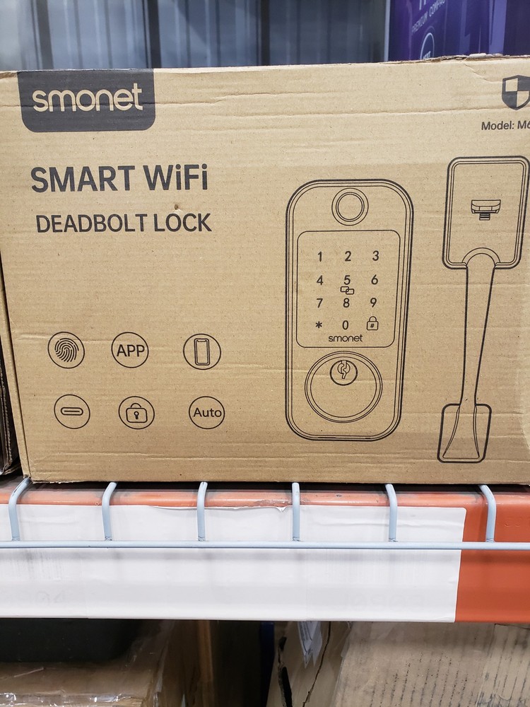 Clearance- SMONET Fingerprint Keyless Entry Smart Lock