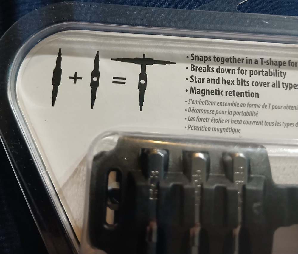 ARCHERY OMNI TOOL Interchangable bit EASTON 17 Bits hex & Star all popular sizes