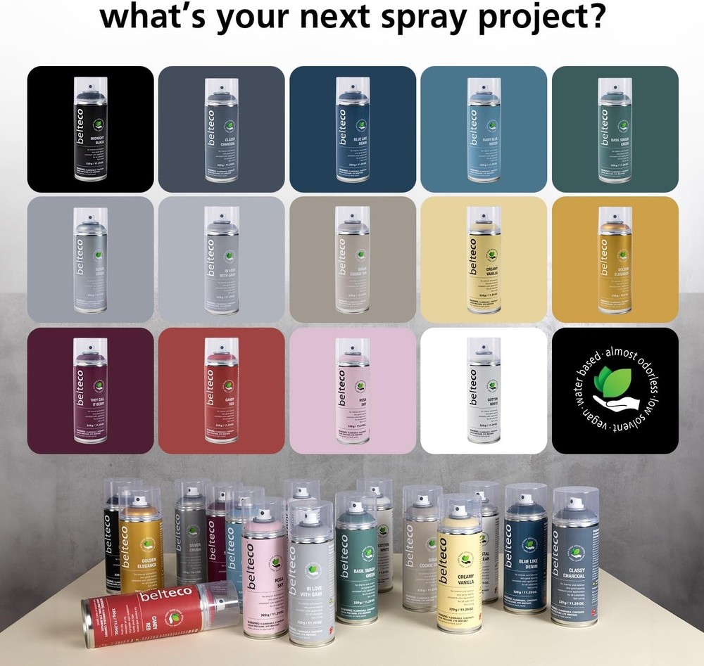 Crystal Clear Gloss Spray Paint | Eco-Friendly | High Coverage