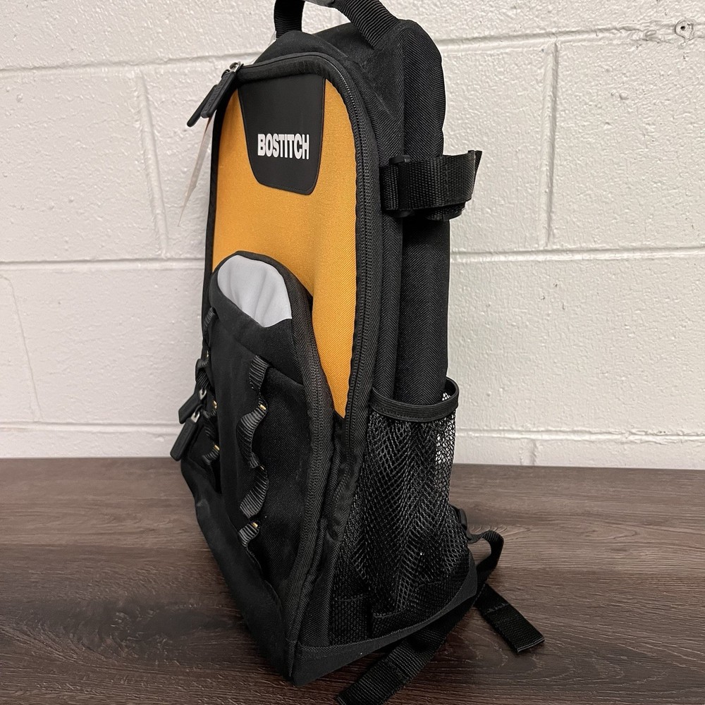 Bostitch Tool Storage Backpack Tote Bag Mechanic Construction Tool Bag