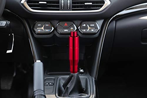 Automatic Shift Knob with Push Button Shifter Gear Stick Shifting Lever Red