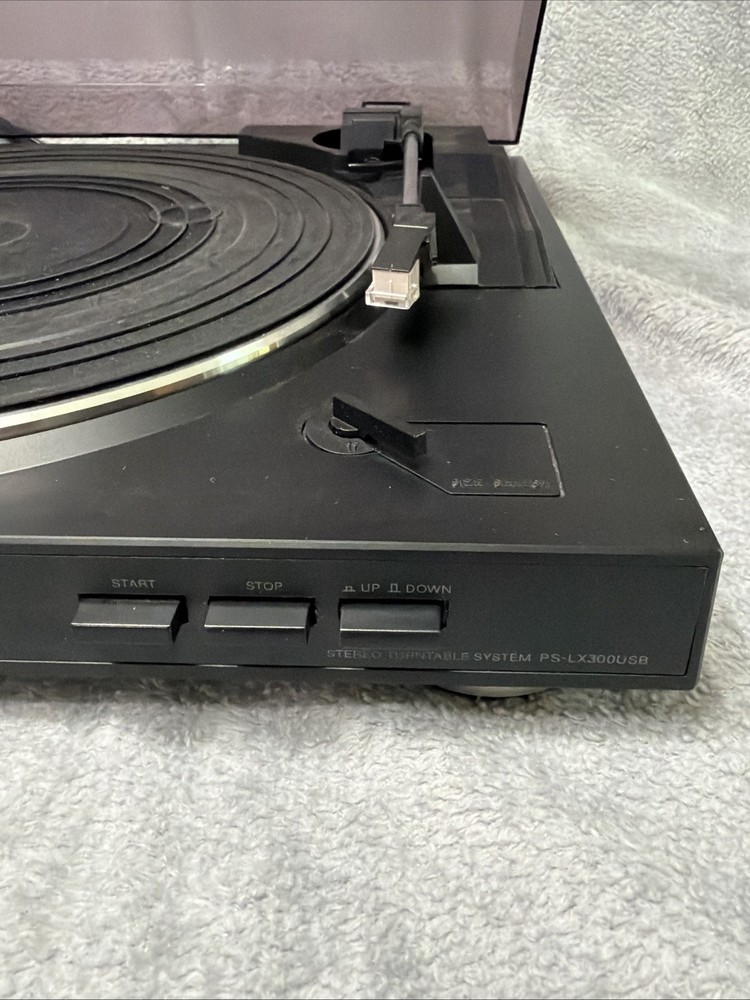 Sony PS-LX300USB Stereo Turntable System USB Record Player TESTED WORKS Nice