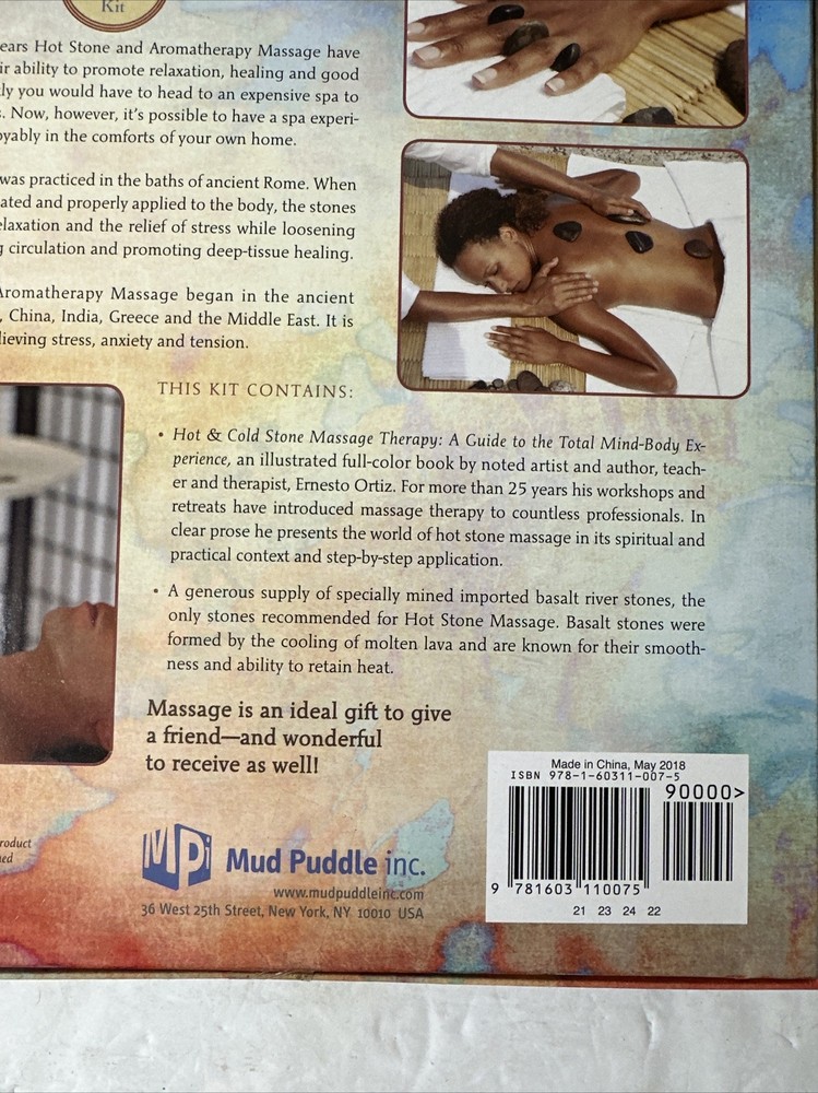 Hot Stone Massage Therapy Kit by Mud Puddle Please Read