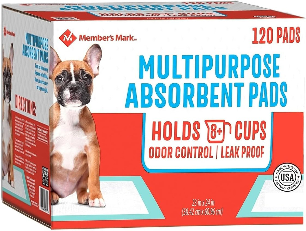 Pet Training Pads, 23" X 24" (120 Ct.)