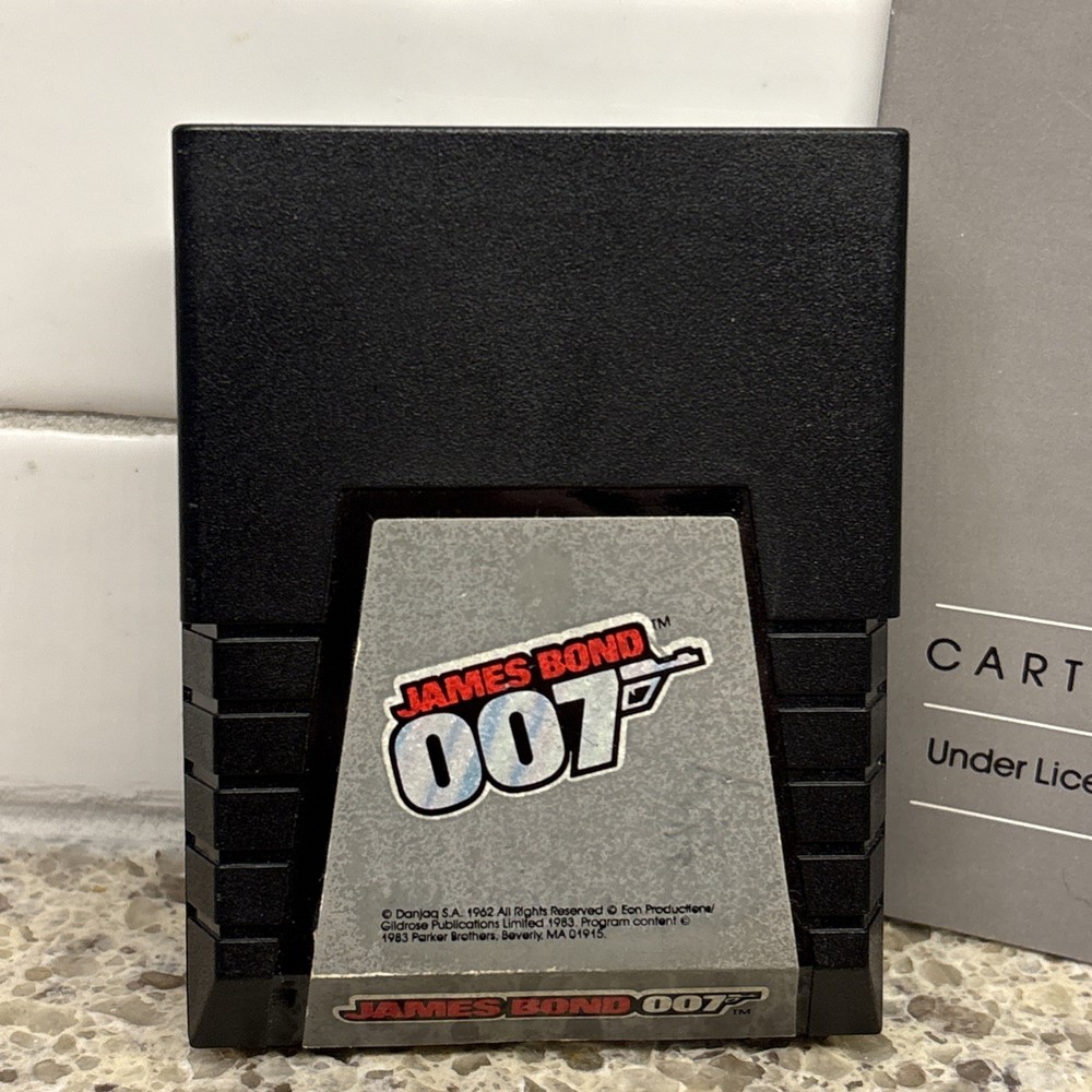 Commodore 64 James Bond 007 Computer Game Cartridge With Manual Untested