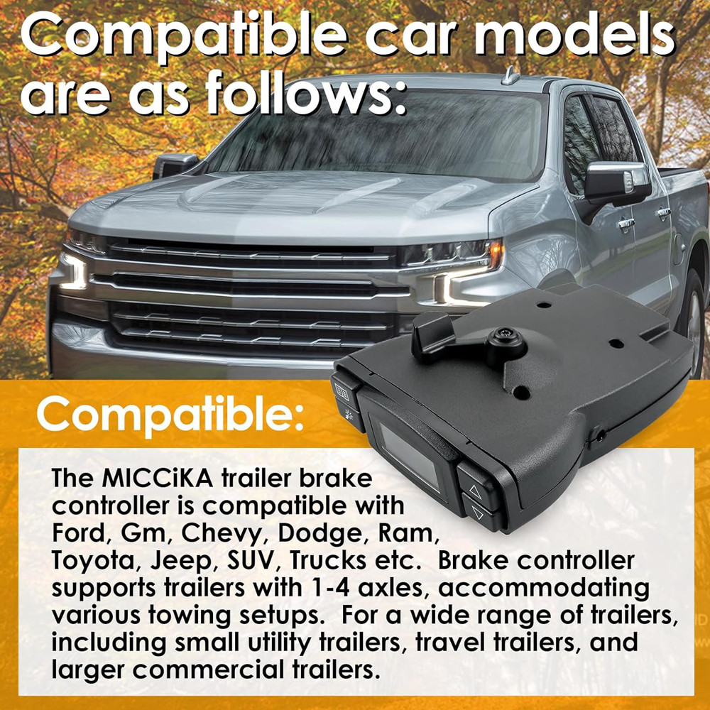 For Tekonsha P3 Prodigy 90195 Electric Trailer Brake Control Module Controller