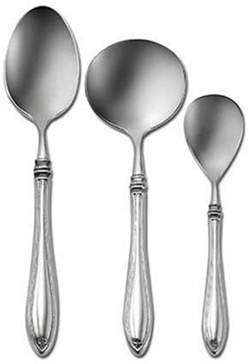 Oneida Sheraton 3 Piece Hostess Set- Quality 18/10 Stainless Flatware