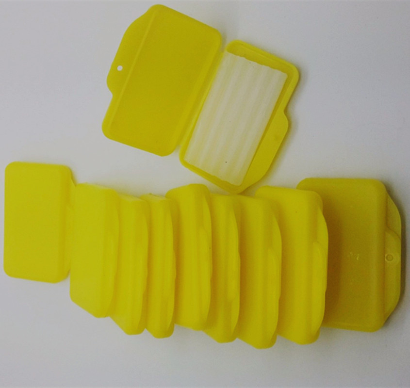 100 Packs Dental Orthodontics Ortho Wax 10 Fruit Scent Braces Gum Irritation