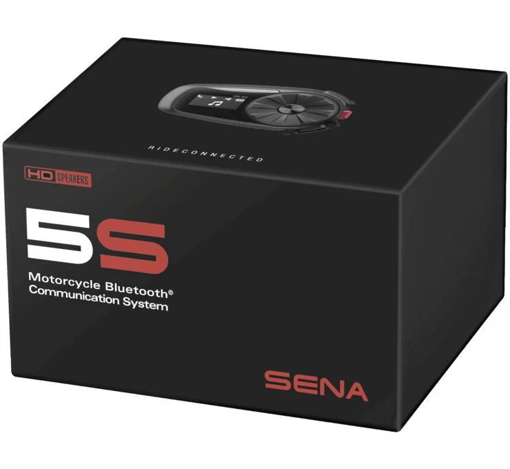 Sena 5S Bluetooth Headset Single Communication System - Black