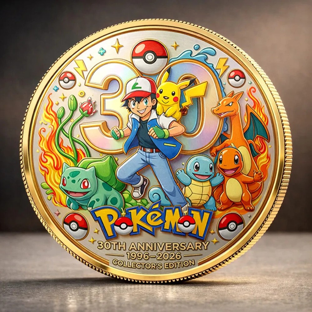 Pokemon 30th Anniversary Commemorative Coin