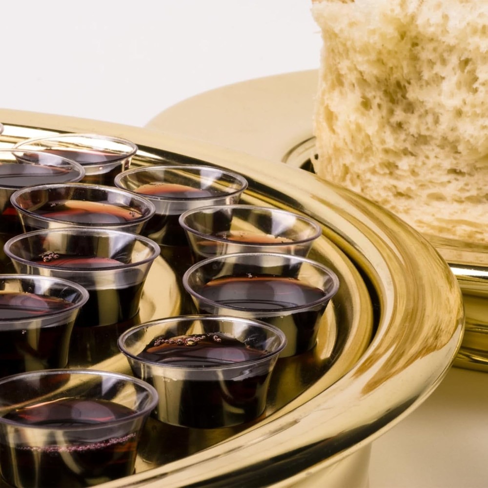 Bekith 1000 Pack Communion Cups, Plastic 1000 Count (Pack of 1), Clear