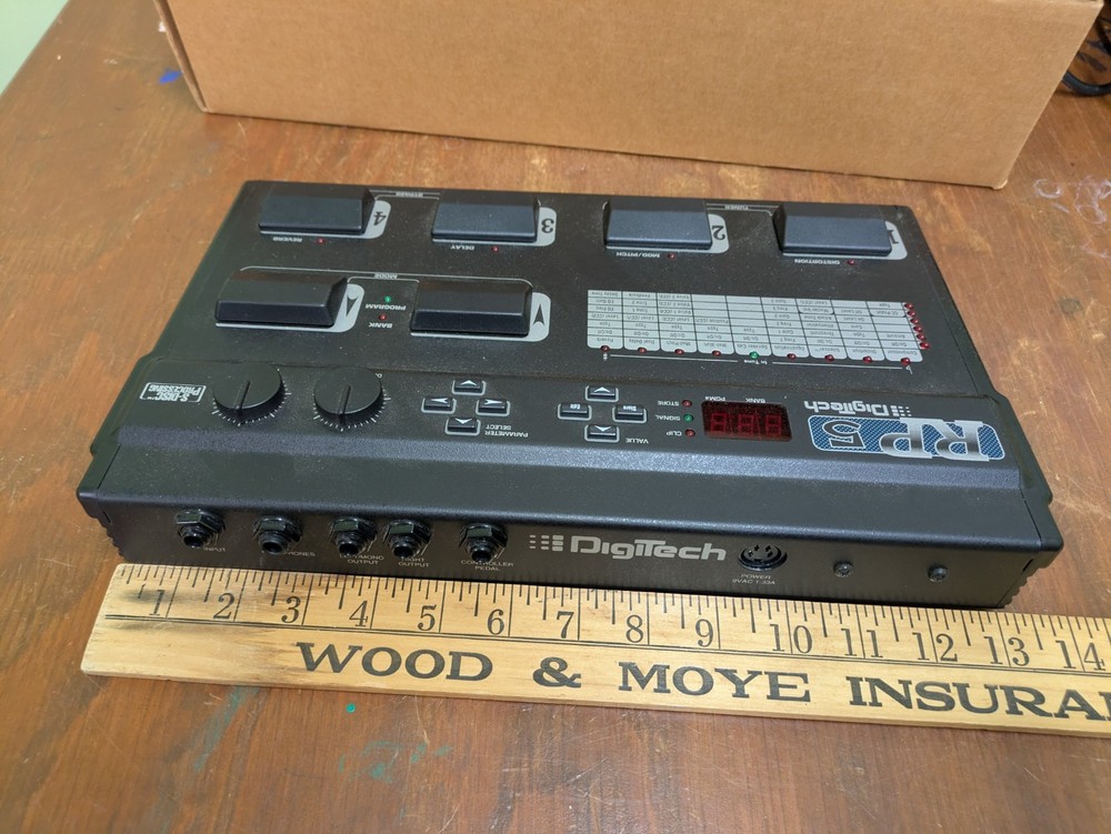 DigiTech RP5 Guitar Effects Processor W/ Power Supply 1995