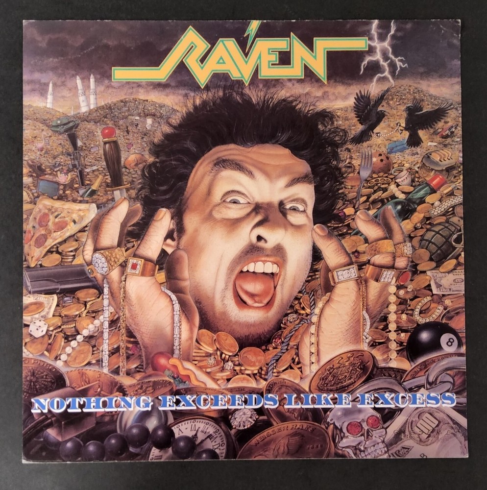 Raven "Nothing Exceeds Like Excess" Poster Flat 12"x12"
