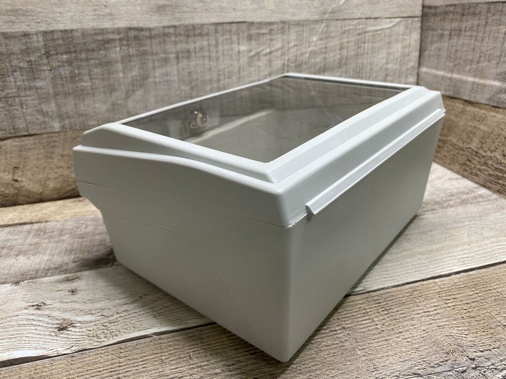 Comp USA Disk Diskette Drawer Cabinet Case Box for floppy disk LOCKS WITH KEY!