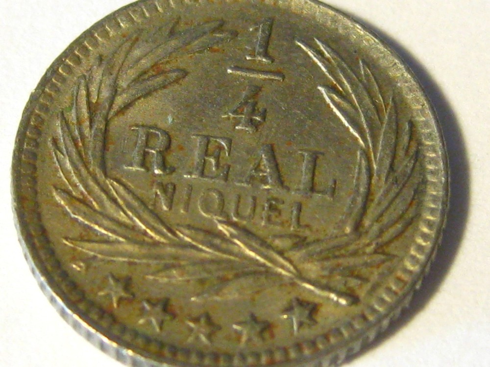 1900 1/4 reale Guatemala