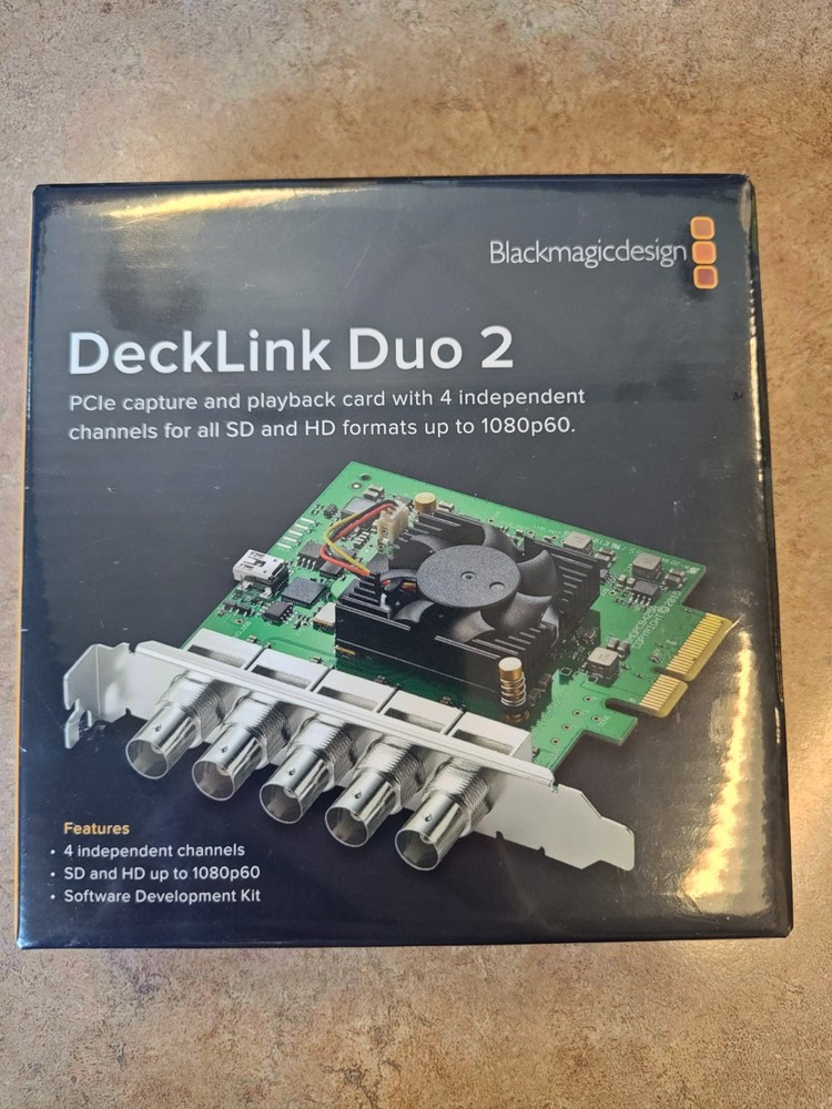 Blackmagic Design DeckLink Duo 2 BDLKDUO2 - Open Box