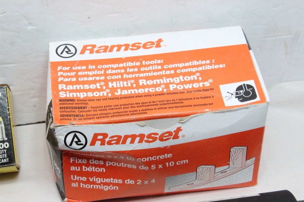 RAMSET Triggershot 0.22 Caliber Powder Actuated Tool With Nails