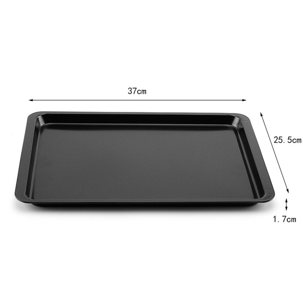 Carbon Steel BBQ Cooking Griddle Non Stick Rectangular Pizza Baking Plate