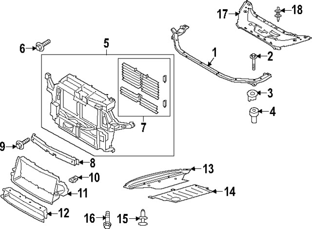 Genuine Ford Closure Panel LC5Z-16A238-D