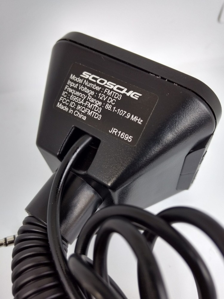 Scosche Tuneit FM Transmitter W/ Digital Display FM Stereo Flexible Neck