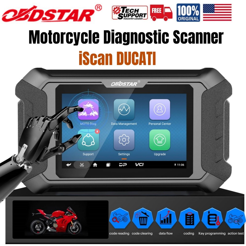 OBDSTAR iScan for DUCATI Motorcycle Diagnostic Scan Ke-y Progarmmer Code Reader