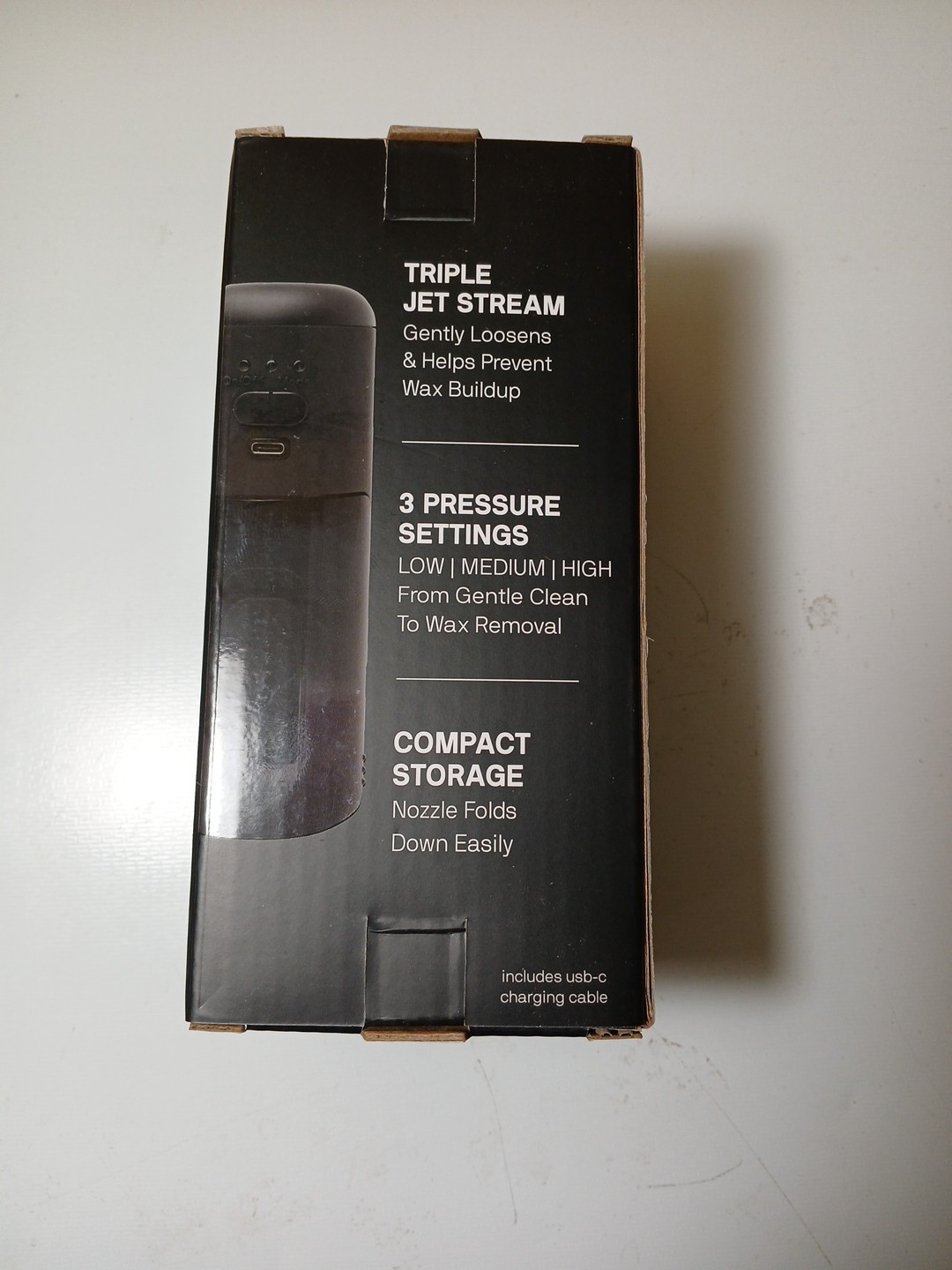 Wush Powered Ear Cleaner Pro Rechargeable Wax Remover And Irrigation Triple Jet