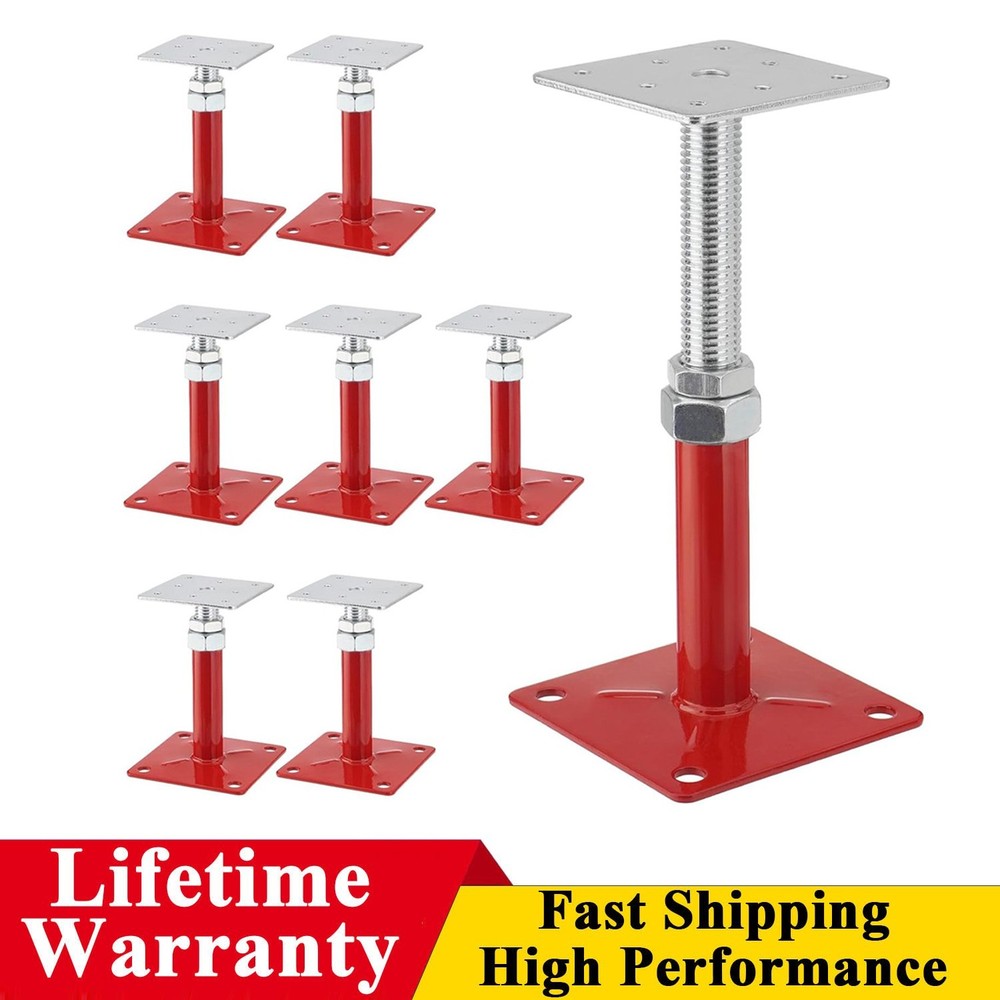 8PCS Adjustable House Floor Jacks, RV Step stabilizer, Post Floor 5" - 8" A++++