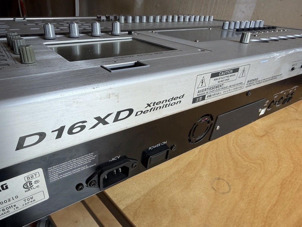 Korg D16XD MTR Multitrack Recorder Mixer Confirmed Operation