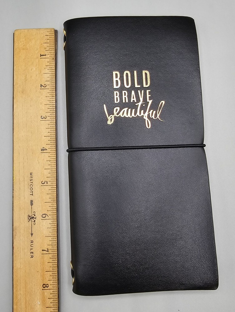 Heidi Swapp Memory Planner Bold Brave Beautiful Black with Additional Planner