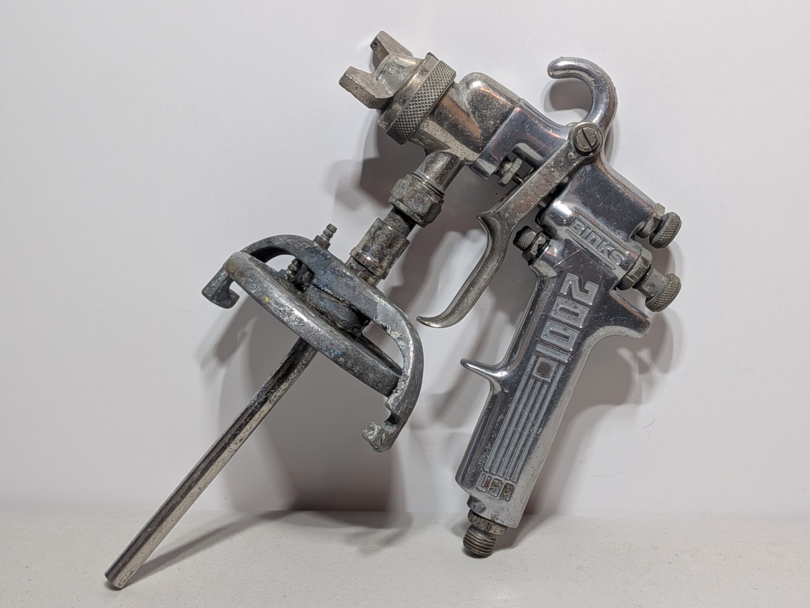 Vintage Binks 2001 Spray Gun Made In USA Compressed Air