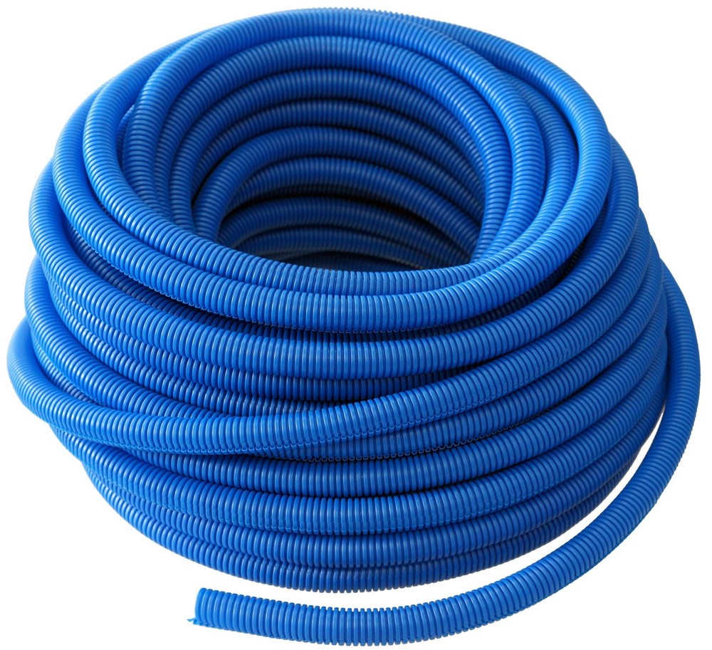 Absolute SLT14-100BL 100' 1/4" blue split wire loom conduit polyethylene