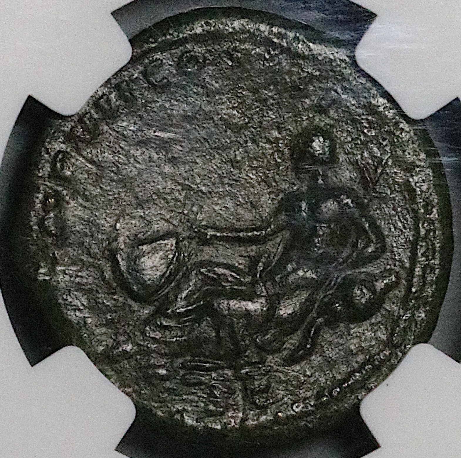 174 NGC Ch VF Marcus Aurelius AE As Tiber River God Roman Empire Coin (25010801C