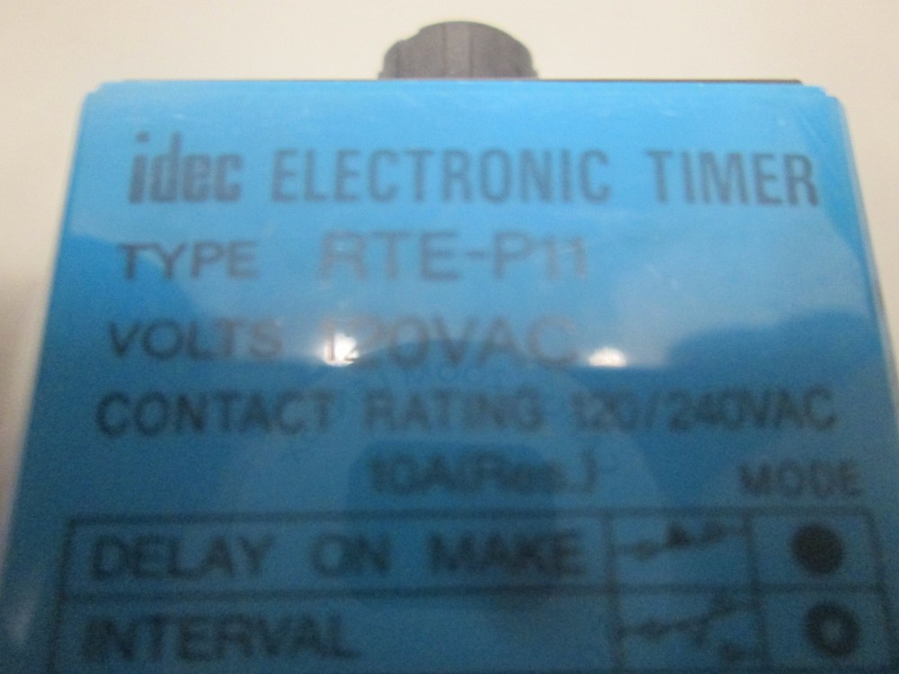 IDEC, RTE-P11, Electronic Timer, Used