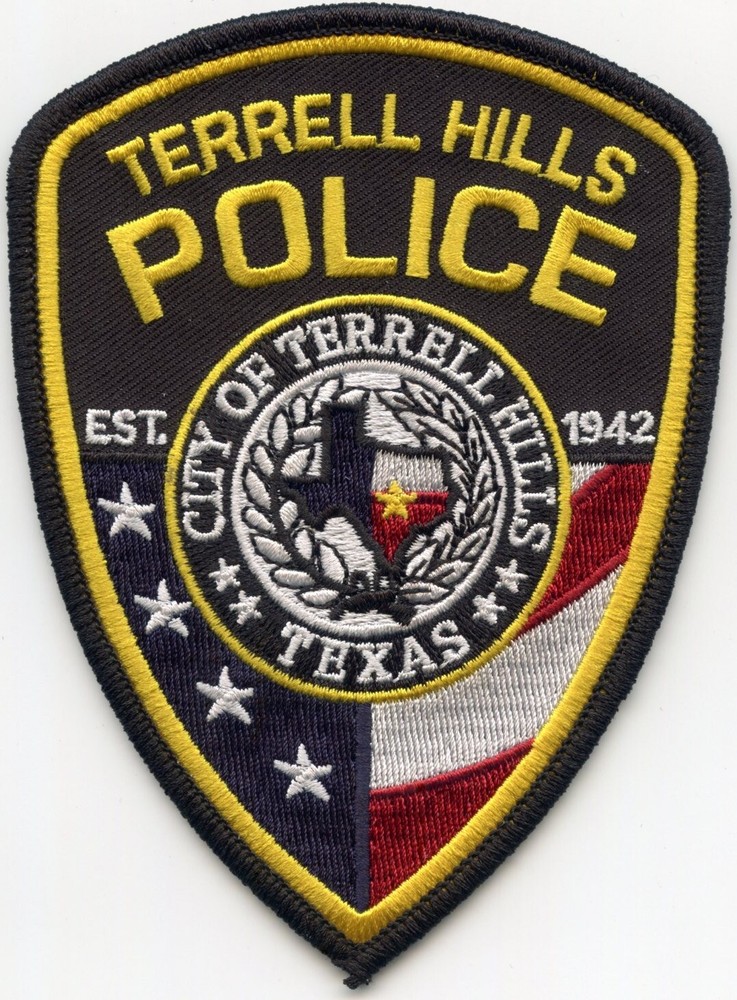 TERRELL HILLS TEXAS POLICE PATCH