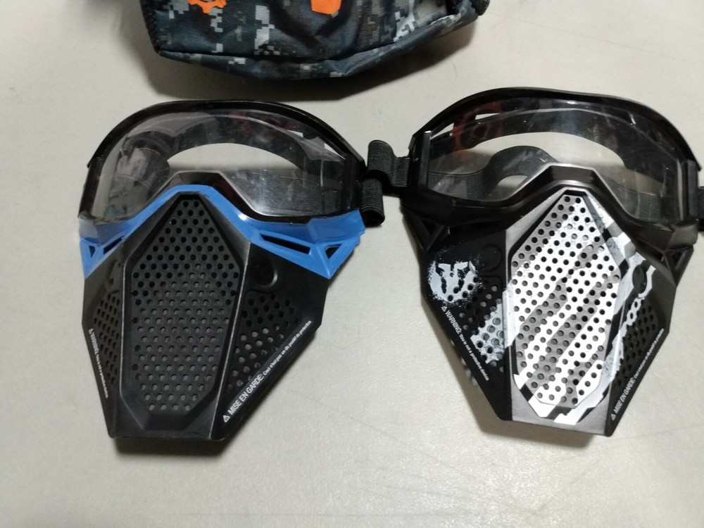Nerf Rival Protective Face Mask Shields Hasbro with Bag