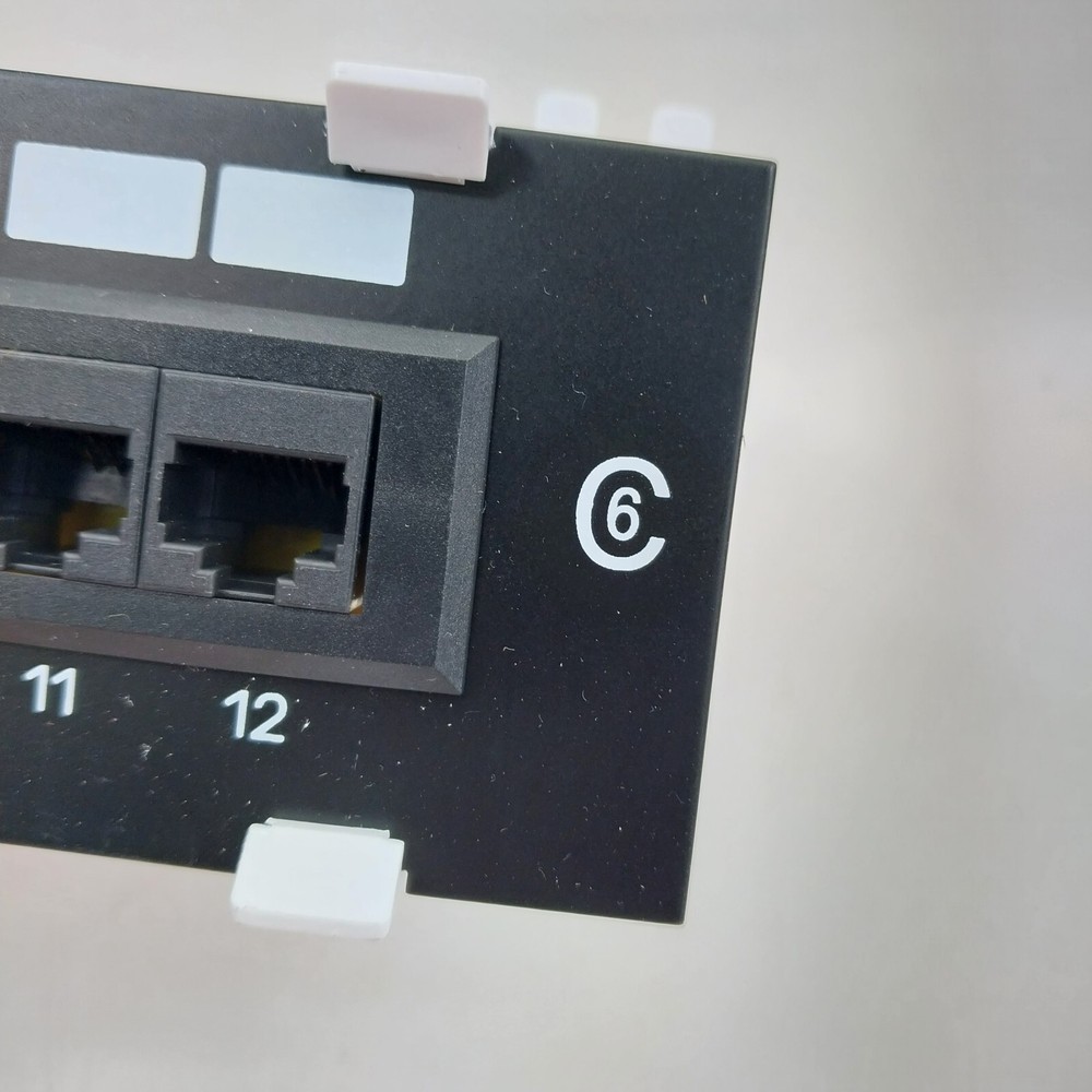 Rapink Patch Panel 12 Port Cat6 10G Support - Free Shipping