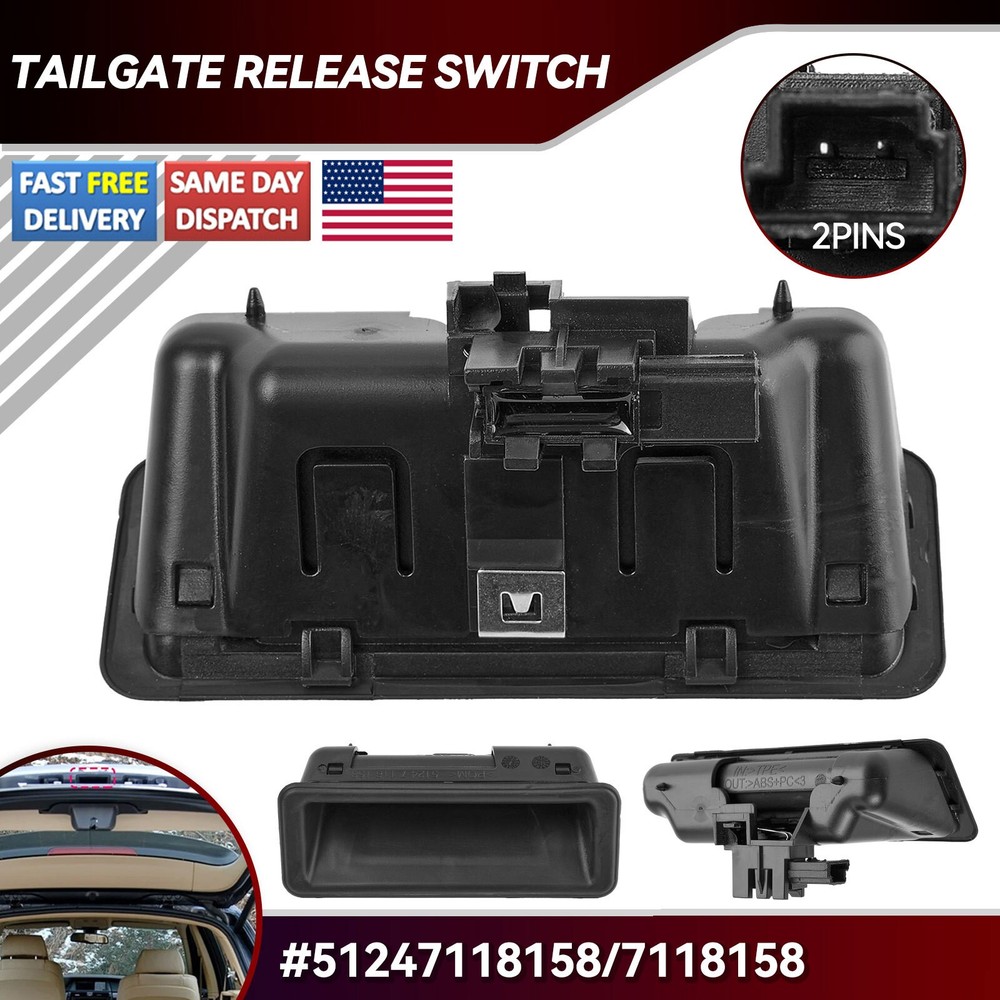 51247118158 Boot Tailgate Handle Trunk Handle Release Switch For BMW E60 E90 E91