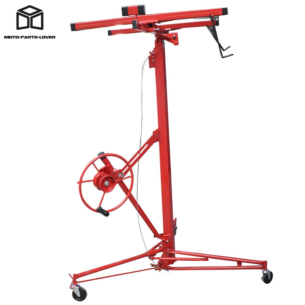 Safety Lock 16FT Drywall Lift Plasterboard Panel Sheetrock Hoist Lifter Carrier