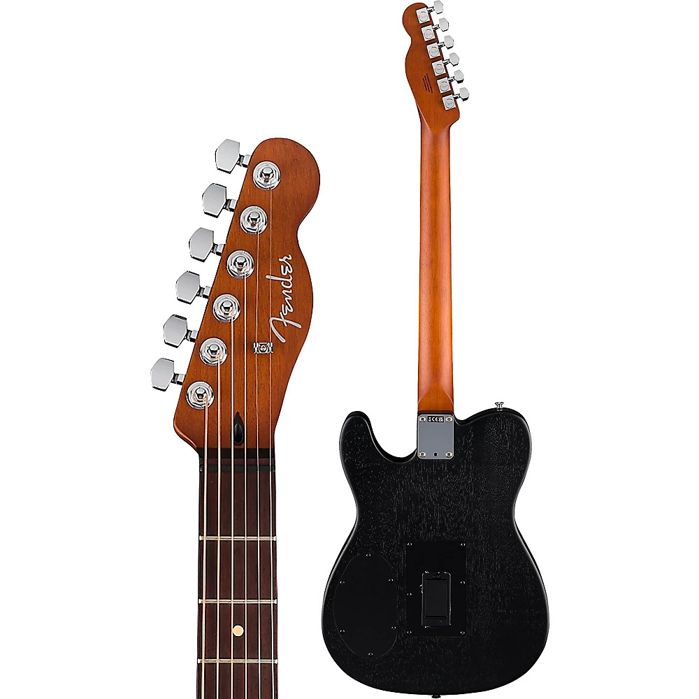 Fender Acoustasonic Standard Telecaster Acoustic-Electric Guitar Black