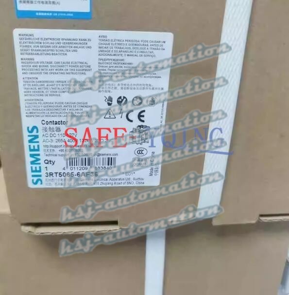 1PC NEW Siemens contactor 3RT5065-6AF36