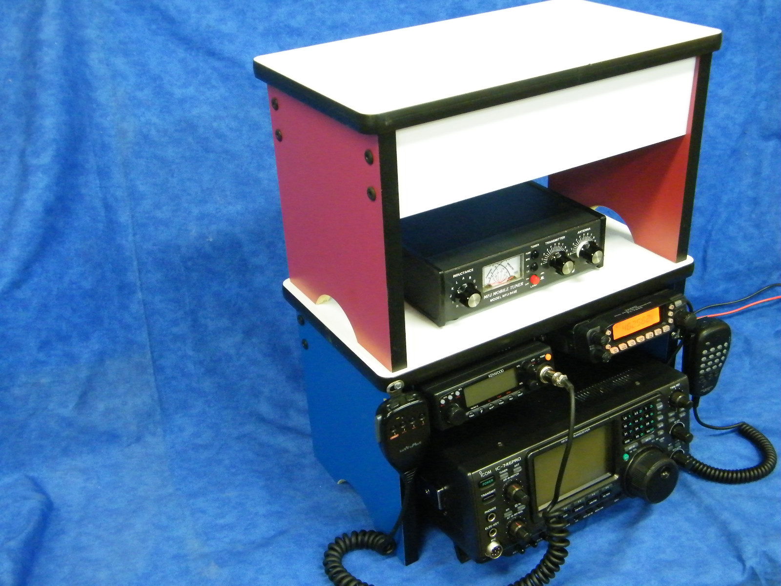 Ham Radio Bench Rack mount or Holder UHF VHF HF 2 Meter 440