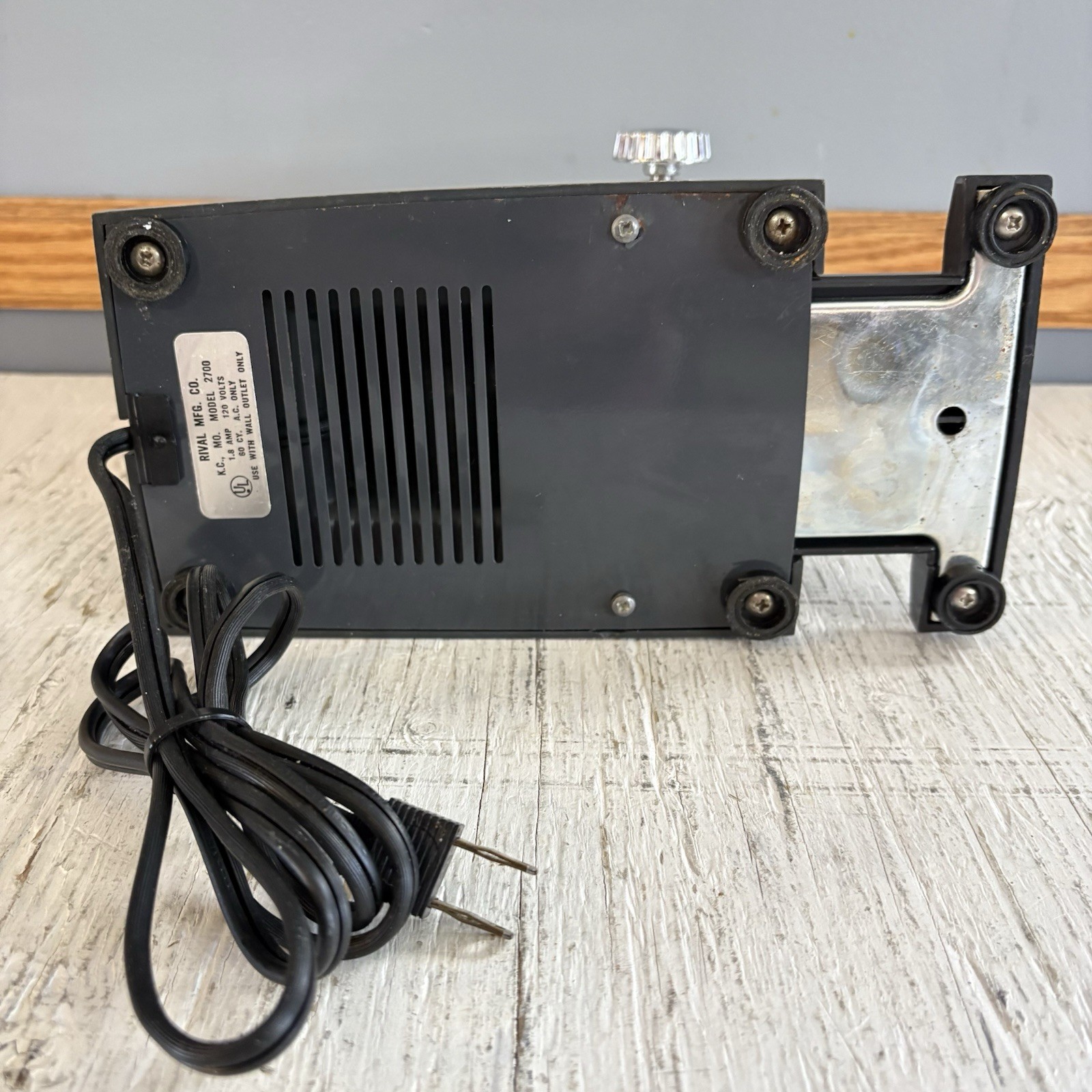 Vintage Rival Grind-O-Matic Electric Meat Grinder Chopper Model 2700 Complete